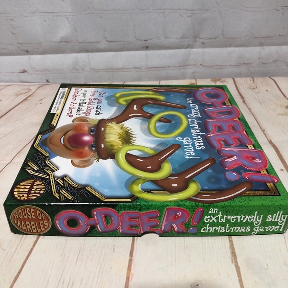 O-Deer Gold Rings Fun Family Christmas Game By House Of Marbles - Picture 3 of 6